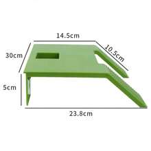 Turtle Basking Platform, Simulation Turtle Ramp Climb Ladder For Aquarium Terrarium Habitat Supplies, Turtle Basking Dock Resting Terrace Green Large - Green - View 3