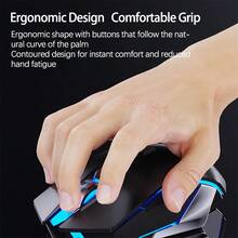 HP M220 Gaming Mouse Colorful RGB Dynamic Lighting Non-Slip Matte Material 7-Key Macro Programming Ergonomic Grip All-Purpose Equipment For Office And Gaming White With Sound - White Sound - View 5