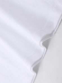 Bow For Life Y2K,180g 100% Pure Cotton Round Neck Comfortable Casual Men's T-Shirt - 白色 - 查看 6