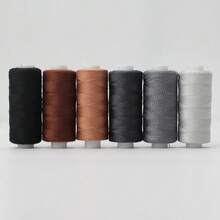 6入組 400碼混色聚酯纖維縫紉線，適用家用DIY縫紉與刺繡 - 彩色 - 查看 15