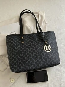 Bolso de mano vintage 2025 para mujer, de gran capacidad, bolso de hombro de moda, versátil para ir al trabajo