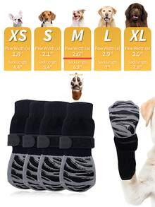 4双/套双面防滑宠物袜（适用于猫和狗）- 礼品袋/OPP袋包装 - 彩色 - 查看 16