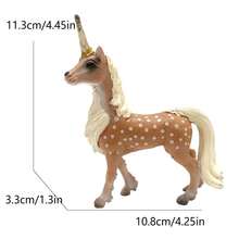 Mityczny posąg jednorożca i pegaza, magiczne zwierzę morskie, głowa konia, ogon ryby, figurka hipokampa, wystrój domu i idealny prezent dla miłośników fantasy, urodziny, prezent świąteczny