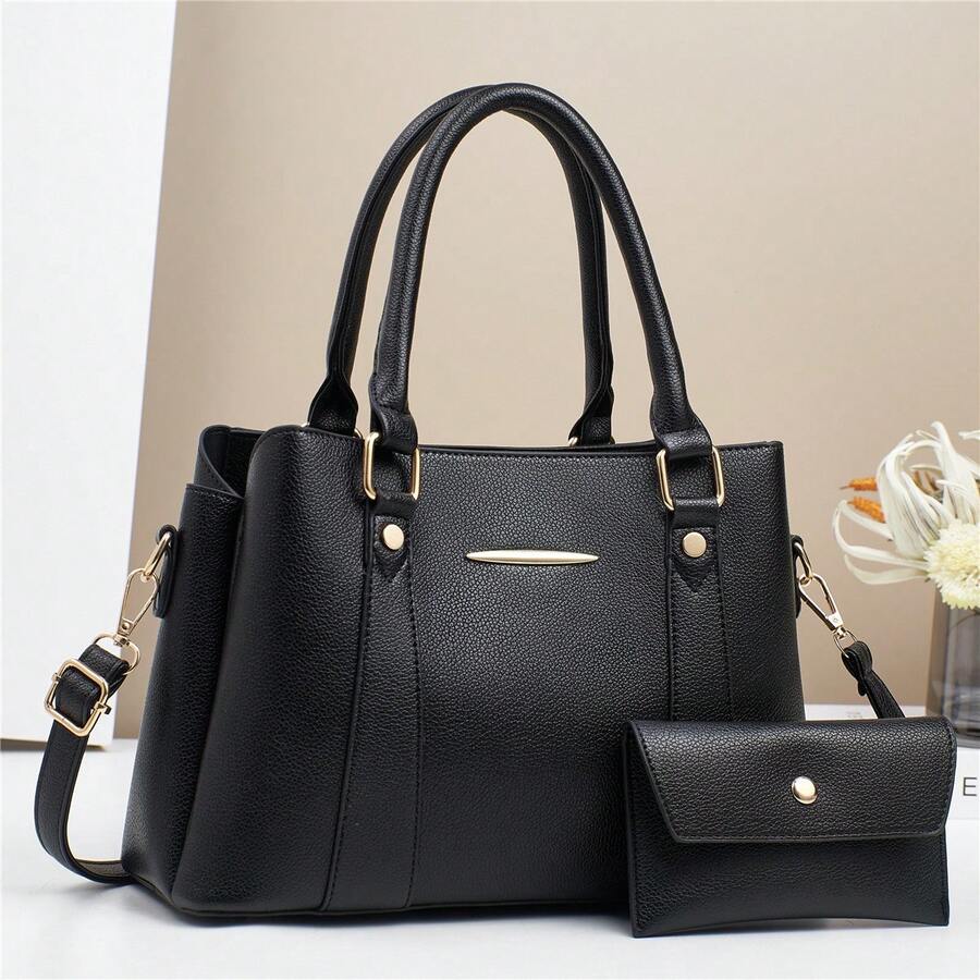 Women Top Handle Bags - 黑色 - 查看 1