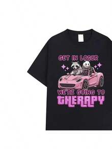 Camiseta Unissex Going To Therapy - Preto - Visão 2