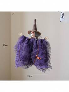 1 đồ trang trí Halloween treo ma phù thủy với mũ phù thủy mèo đen đèn lồng bí ngô phù thủy ma phù thủy Halloween đồ trang trí tiệc thủ công ma quái cho trang trí nhà đồ trang trí cây Halloween - Nhiều màu - Xem 12