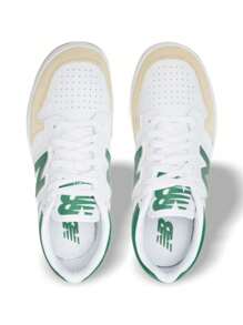 New Balance B480 V1 系列儿童运动鞋，青少年运动鞋，缓震支撑，舒适耐穿，鞋底透气，适合日常上学、健身房运动，易于搭配，经典松木色 GSB480SG - 經典松木 - 查看 1