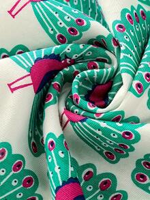 Summer Dress For Girls, Stylish Pure Cotton Sleeveless Random Printed Peacock Flower Children's Dress, Summer Baby Girl Princess Dress 2-8Y - Đen và trắng - Xem 3