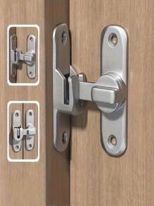 Latch Door Bolt No Drill Sliding Door Latch Catch Lockable Door Hasp Dedicated Lock Sliding Door Lock Clasp