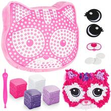 DIY Animal Decompression Craft Toy Dolls Stuffed Toys For Kids - Pink - View 2