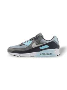 Nike Giày thể thao nam Air Max 90 thoáng khí, đệm nhẹ, đa năng, đi làm hàng ngày, màu xám DM0029-009 - đá bọt/xám - Xem 1