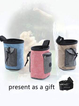 Suministros para mascotas Bolsa de entrenamiento para la cintura Bolsa de aperitivos para exteriores para gatos y perros Suministros para exteriores Bolsa de entrenamiento multifuncional para la cintura, Suministros para mascotas Bolsa de basura para entrenamiento de mascotas Recogida de excrementos para paseos de mascotas Limpieza e higiene conveniente, Bolsa de ejercicio