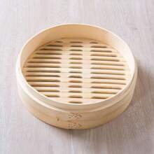 Bamboo Steamer Basket With Lid Dumpling Steamer Basket Chinese Steamer Basket Bamboo Steamer For Cooking Bao Buns Steam Basket, Family Dinner Supplies, Party Supplies