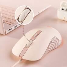 HP Chuột M280 Chuột chơi game RGB nhiều màu 16,8 triệu màu hiệu ứng ánh sáng động/chuyển đổi nhiều chế độ Thiết kế đối xứng tiện dụng Cảm biến có độ chính xác cao 6 nút có thể lập trình Màu hồng có âm thanh - Mô hình âm thanh màu hồng - Xem 5