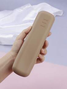 1 件便携式硅胶化妆刷架 - 柔软时尚化妆工具旅行收纳盒