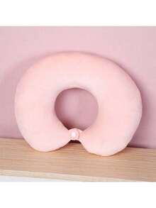 1/2 件纯色 U 型枕，办公室午睡柔软枕头，旅行汽车旅行颈部保护，旅行伴侣，提升旅行幸福感，共有 7 种颜色可供选择，颈椎护理的好选择，送给家人和爱人的最佳礼物旅行必需品度假颈枕旅行