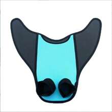 美人鱼游泳尾鳍，适合游泳和浮潜的水上运动脚蹼，适合青少年，海滩必需品，海滩配件，泳池浮板