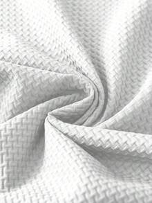 1 pieza Camisa polo casual de negocios para hombre con patrón bordado elegante, tela cómoda adecuada para golf, tenis, viajes al aire libre, ocio, gran regalo para hombres - Blanco - Ver 6