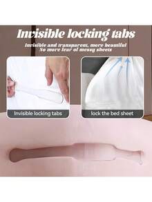 Giá đỡ ga trải giường có khóa, Giá đỡ ga trải giường mới, Dây đai ga trải giường vừa vặn, Giá đỡ ga trải giường chịu lực nặng, Dây đai ga trải giường vừa vặn với mọi kích thước nệm - Nhiều màu - Xem 4