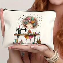 Cosmetic Travel Bag, Zipper Makeup Bag, Toiletry Bag, Pencil Case, Organizer Bag, Women Clutch Bag, Thoughtful Gift For Friends, Teachers - Multicolor - View 1