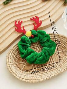 1 szt. gumek do włosów na Halloween z uroczymi akcentami nietoperza i pająka, modne gumki do włosów z materiału Y2K, fantazyjne gumki w kreskówkowym stylu dla kobiet - świąteczne akcesoria do włosów na imprezy