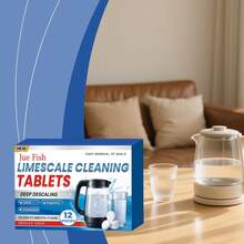 Kettle Cleaning Effervescent Tablets. Convenient Soaking, No Scrubbing Required. Dissolves Scale And Keeps The Kettle Body Clean And Well Maintained.