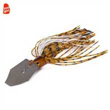 6pcs Weedless Chatterbait Spinner Lure Set With Glitter Iron Baits For Bass, Pike, Freshwater Fishing Gear