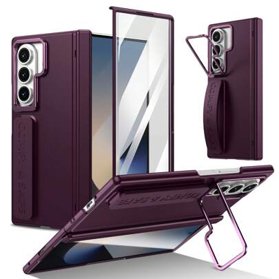 VIETAO Modernt kameragreppsfodral för mobilen, kompatibelt med Samsung Galaxy Z Fold 4/5/6/7, bärbart handledsremsfodral för mobilen, vattentätt, stötsäkert, fallskyddande, reptåligt