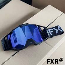 Óculos de Esqui Antinevoeiro Ajustáveis para Adultos - Óculos Grandes de Moda com Lentes de PC e Armação de TPU, Detalhes em Azul/Preto/Verde-Água, Revestimento Antiofuscante, Ideal para Esqui, Snowboard e Uso Diário, Presente, Óculos Estilosos, Óculos de Esqui à Prova de Vento