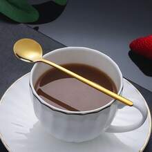 1 Stück/2 Stücke Edelstahl kleine runde Löffel, Kaffeelöffel, Vogelnestlöffel, Tassengesckenklöffel, Löffel mit langem Griff, Dessertlöffel, Gewürzlöffel und kleine Teelöffel