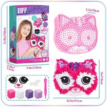 DIY Animal Decompression Craft Toy Dolls Stuffed Toys For Kids - Pink - View 6