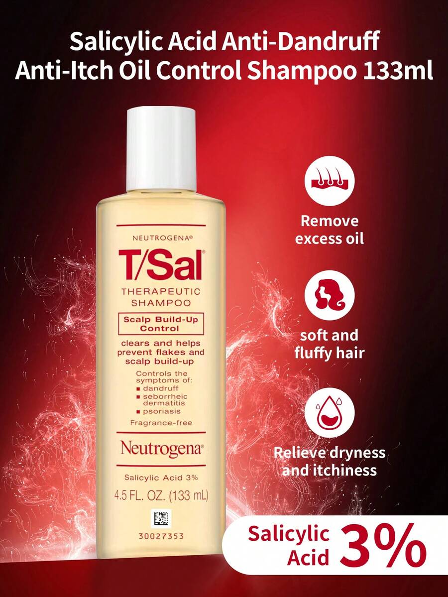 Neutrogena 1瓶（133毫升）露得清去屑、控油、止痒洗发露，清爽洁净，持久留香，适合油性头皮和发痒发质。 - 去屑止癢控油洗髮精133ml - 查看 1