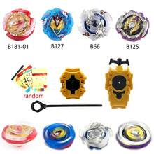 战斗陀螺入门套装 - 4 个陀螺 + 2 个发射器 + 贴纸，战斗游戏带展示盒（仅供参考） - 彩色 - 查看 10