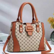 Women Crossbody - 黑配咖啡 - 查看 1