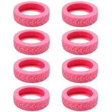 8 Piezas/Set Protectores de Ruedas de Maleta de Viaje de Silicona, Cubiertas para Ruedas de Trolley con Sonido Silencioso para Reducir el Ruido