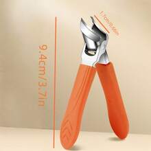 Comfortable Stainless Steel Nail Clipper With Armored Groove And Hooked Beak Design - Wide Opening Angled Head For Easy Grip, Convenient For Home Use, High-Texture Handle, No Power Needed, Nail Clippers, Modern Nail Clipper, Durable Nail Clipper