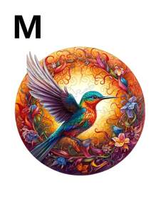 A Lovely Bird Pattern Jigsaw Puzzle,Fun Floral And Bird Wooden Puzzle,Stress Relief,Suitable For Family Playpuzzle,Jigsaw Puzzle,Jigsaw,Puzzle,Puzzles For Adults,Puzzles,Puzzles Jigsaw,Puzzle Mats Jigsaw,Wooden Puzzle>Apricot,Puzzle,Puzzles,Jigsaw Puzzle,Pazzle,Wooden Bird,Jigsaw>Adult