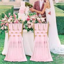 16pcs Set Gray-Green Cheese Cloth Table Runner 20x275cm Boho Sheer Farmhouse Table Cloth For Wedding Bride Baby Shower Birthday Party Thanksgiving Christmas Decor