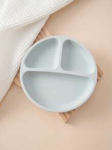 PopLittleOne 1pc Baby Sucker Silicone Dining Plate Children Dishes Suction Toddle Training Tableware Kids Feeding Bowls Baby Stuff