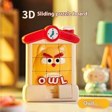 1pc Animal Jigsaw Puzzle Maze 3D Stereoscopic Cute Pet Puzzle Toy, Brain Teaser Educational Toy, Perfect Gift For Birthday, Christmas, Halloween