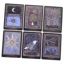 Cartas del Oráculo de Sanación Chamánica, Juego de Cartas de Tarot en Inglés, Regalo de Vacaciones, Cartas de Adivinación para Fiestas - Multicolor - Ver 2