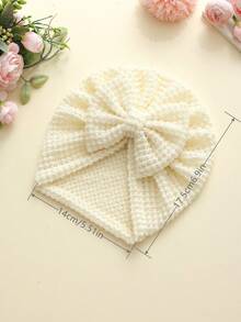 3pcs Multi-Color Soft Elastic Baby Beanies, Breathable, Suitable For All Seasons, Perfect Gift, Ideal For Photography - Multicolor - View 5