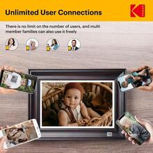 WiFi Digital Picture Frame 1920 X 1200 HD Touchscreen Digital Photo Frame 10.1 Inches Intelligent Electronic Picture Frame With 32 GB AutoRotate Share Moments Instantly Gifts Wood Frame - Gỗ đen - Xem 7