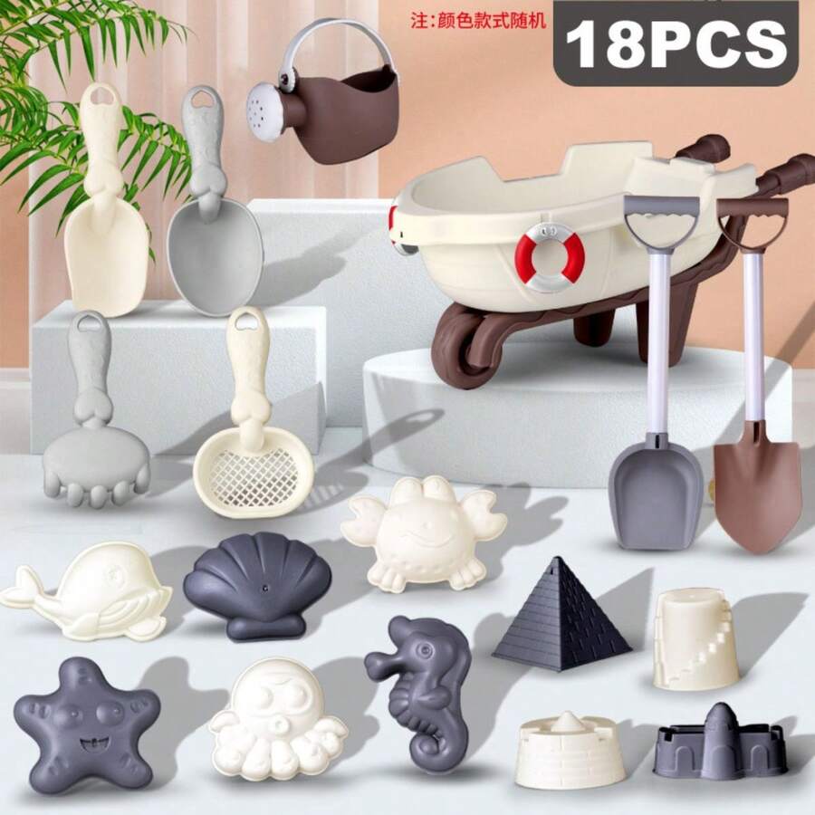 Set Juguetes de Playa Para Niños Modelos  Castillo de Animales 18 PCS