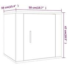 Mesita de noche Larryhot Blanco Brillo 50x39x47 cm, bonita y práctica, ideal para almacenaje y decoración del hogar - Blanco - Ver 10