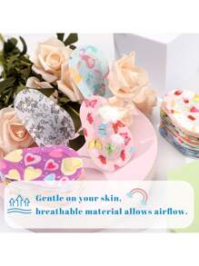 9/12 Pieces Children's Boy And Girl Eye Masks Suitable For Both Adults And Children. Sticky Eye Masks Made Of Large Quantities Of Cotton Fabric. Good Ventilation. Product For Correcting Strabismus And Amblyopia. 12 Styles, Regular Size. - Multicolor - View 5