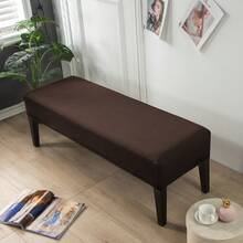 1 Vỏ bọc ghế dài/ghế sofa bằng nhung ngô mềm mại, Vỏ bảo vệ ghế có thể tháo rời và giặt được, Thích hợp cho phòng khách, phòng ngủ, nhà bếp, Bộ 5 món, Vỏ bọc ghế ăn, Vỏ bọc ghế sofa cho nhà bếp, khách sạn - Nhiều màu - Xem 18