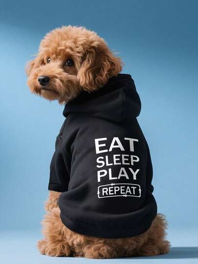 1 pieza Sudadera negra para mascotas, ropa para mascotas con forro térmico cálido para otoño/invierno, adecuada para poodle, bichón frisé, perros pequeños, gatos British Shorthair, anti-pérdida de pelo