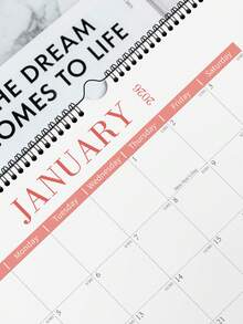 BUBU 18页2026-2027年大号桌面日历，A3尺寸（11英寸 x 15英寸），月度计划笔记本，家用挂历，个人计划和任务管理，家居装饰，学校/办公用品，完美礼物 - 活力彩 - 查看 5