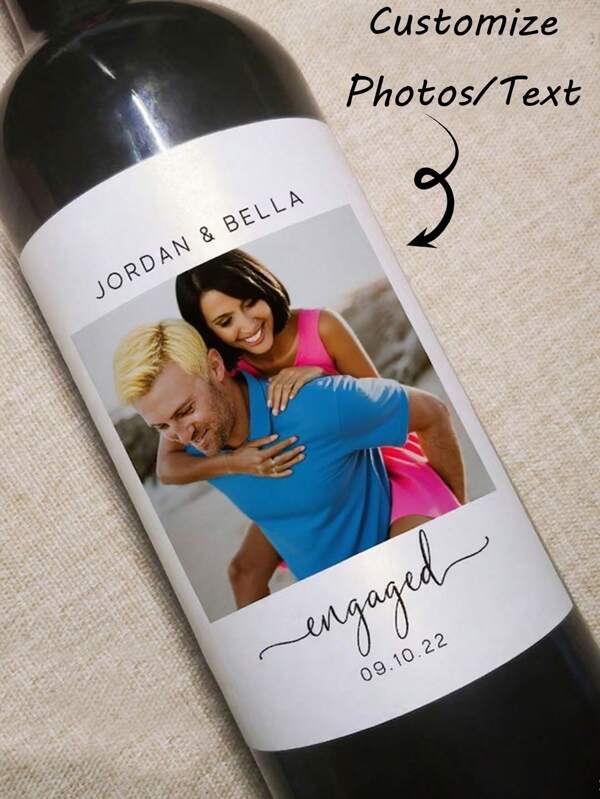 Adesivi personalizzati per bottiglie di vino, adesivi personalizzati, adesivi per matrimoni, adesivi per anniversari, adesivi multifunzione, adatti per anniversari, compleanni, matrimoni, feste, uso quotidiano, regali di laurea, ottimi regali per fidanzati, fidanzate, padri, madri, insegnanti, colleghi